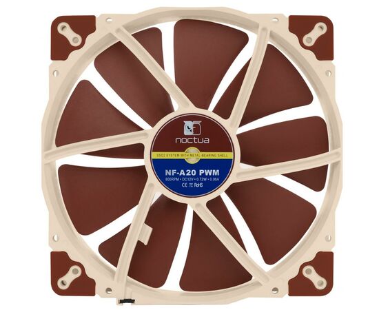 Кулер для корпуса Noctua NF-A20 PWM, изображение 2 Кулер для корпуса Noctua NF-A20 PWM, изображение 2