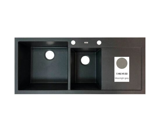 Мойка кухонная Axis Group A-Point 180 Moonlight grey 50 (1.146.141.50)