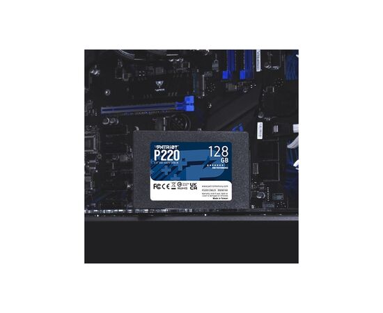 Накопичувач SSD 2.5" 128GB P220 Patriot (P220S128G25), зображення 5 Накопичувач SSD 2.5" 128GB P220 Patriot (P220S128G25), зображення 5