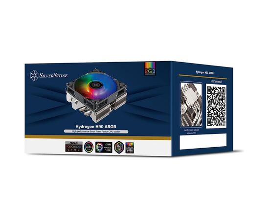 Кулер для процессора Silver Stone Hydrogon (SST-HYH90-ARGB), изображение 9 Кулер для процессора Silver Stone Hydrogon (SST-HYH90-ARGB), изображение 9