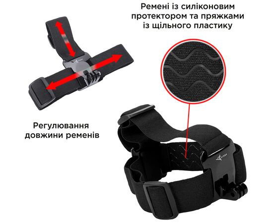 Экшн-камера AirOn ProCam 7 DS 8 in1 kit (69477915500060), изображение 3 Экшн-камера AirOn ProCam 7 DS 8 in1 kit (69477915500060), изображение 3