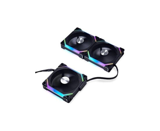 Кулер до корпусу Lian Li Uni Fan SL V2, 120mm, Triple, Black (G99.12SLV23B.00), зображення 2 Кулер до корпусу Lian Li Uni Fan SL V2, 120mm, Triple, Black (G99.12SLV23B.00), зображення 2