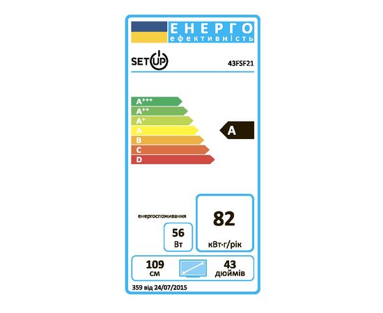 Телевизор Setup 43FSF21, изображение 2 Телевизор Setup 43FSF21, изображение 2