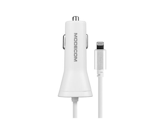 Зарядное устройство Modecom 1xUSB 2.4A + cable Lightning Royal KULL-03 white (ZT-MC-KULL-03), изображение 3