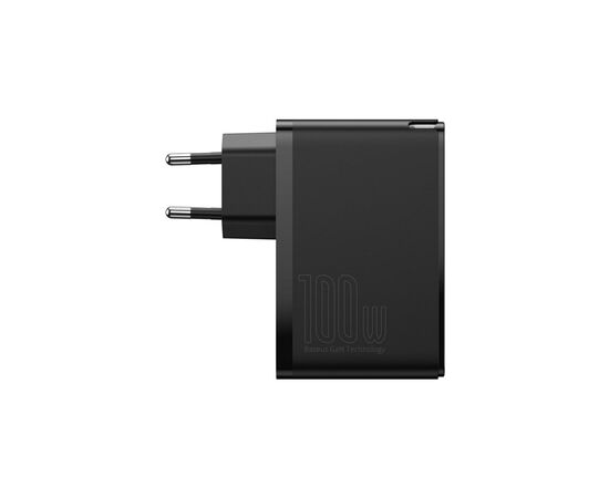 Зарядное устройство Baseus 2xUSB 100W GaN (2xUSB-C+2xUSB-A) black (CCGAN2P-L01), изображение 2 Зарядное устройство Baseus 2xUSB 100W GaN (2xUSB-C+2xUSB-A) black (CCGAN2P-L01), изображение 2