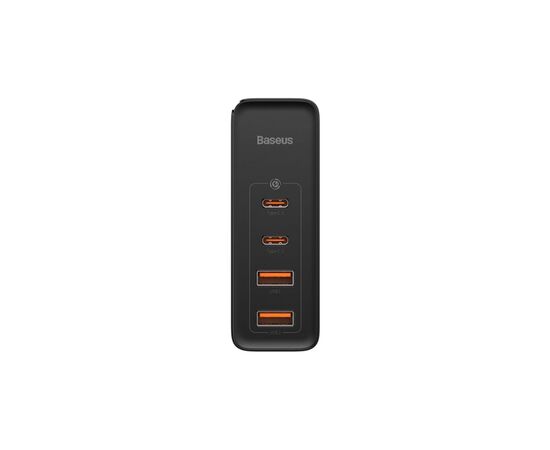 Зарядное устройство Baseus 2xUSB 100W GaN (2xUSB-C+2xUSB-A) black (CCGAN2P-L01), изображение 3 Зарядное устройство Baseus 2xUSB 100W GaN (2xUSB-C+2xUSB-A) black (CCGAN2P-L01), изображение 3