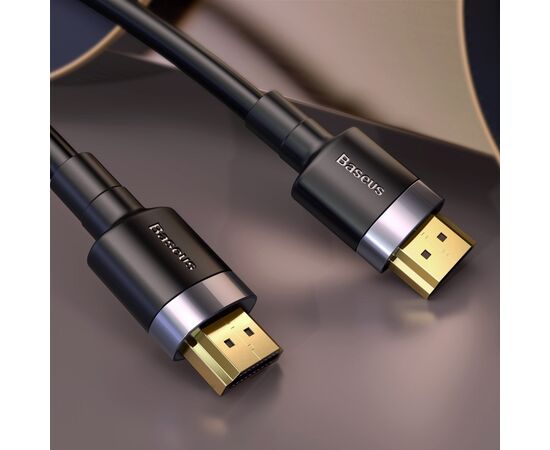 Кабель мультимедийный HDMI to HDMI 1.0m V2.0 Baseus (CADKLF-E01), изображение 3 Кабель мультимедийный HDMI to HDMI 1.0m V2.0 Baseus (CADKLF-E01), изображение 3