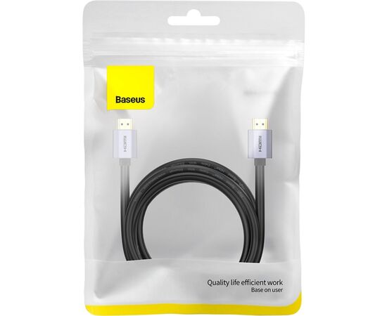 Кабель мультимедийный HDMI to HDMI 1.0m V2.0 Baseus (WKGQ020001), изображение 5 Кабель мультимедийный HDMI to HDMI 1.0m V2.0 Baseus (WKGQ020001), изображение 5