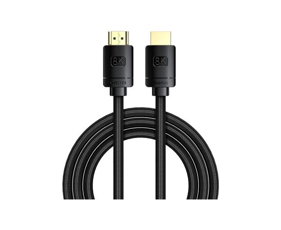 Кабель мультимедійний HDMI to HDMI 1.0m V2.1 Baseus (CAKGQ-J01)