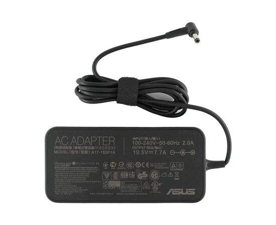 Блок питания к ноутбуку ASUS 150W 19.5V, 7.7A, 4.5/3.0 (pin inside) Slim-корпус (A17-150P1A / A40297)