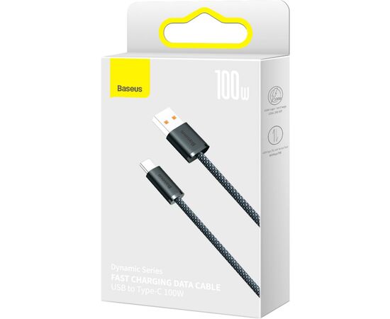 Дата кабель USB 2.0 AM to Type-C 1.0m 5A Gray Baseus (CALD000616), изображение 4 Дата кабель USB 2.0 AM to Type-C 1.0m 5A Gray Baseus (CALD000616), изображение 4