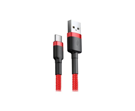 Дата кабель USB 2.0 AM to Type-C 2.0m 3A Red Baseus (CATKLF-C09)