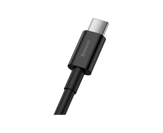 Дата кабель USB 2.0 AM to Type-C 2.0m 3A Black Baseus (CATYS-A01), изображение 2 Дата кабель USB 2.0 AM to Type-C 2.0m 3A Black Baseus (CATYS-A01), изображение 2