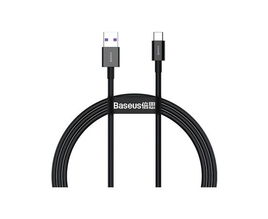 Дата кабель USB 2.0 AM to Type-C 2.0m 3A Black Baseus (CATYS-A01)