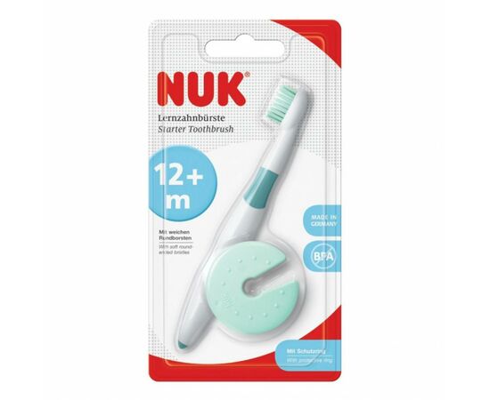 Детская зубная щетка Nuk Обучающая 12-36 мес (3952934), изображение 2 Детская зубная щетка Nuk Обучающая 12-36 мес (3952934), изображение 2