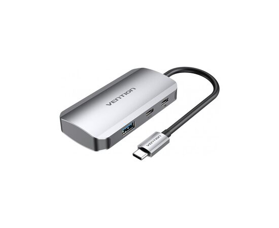Концентратор Vention USB3.1 Type-C --> USB 3.0x3/USB-C Gen 1/PD 100W Hub 5-in-1 (TNDHB)