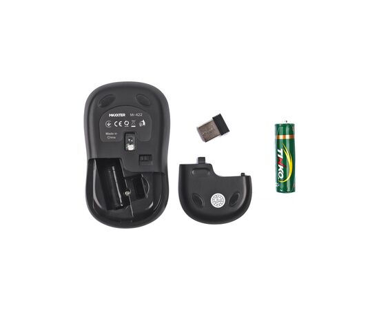 Мишка Maxxter Mr-422 Wireless Black (Mr-422), зображення 4 Мишка Maxxter Mr-422 Wireless Black (Mr-422), зображення 4
