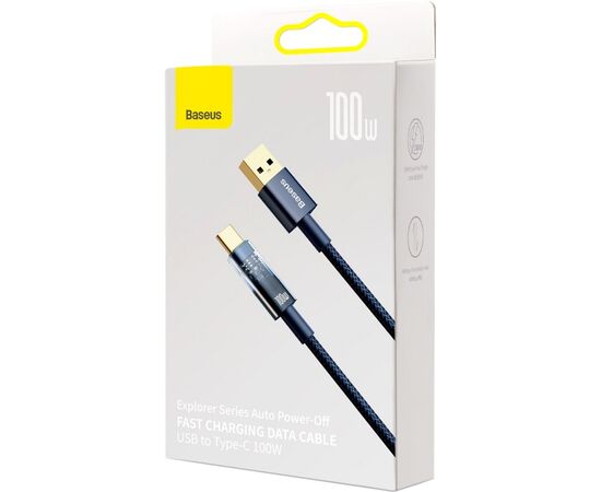 Дата кабель USB 2.0 AM to Type-C 2.0m 5A Blue Baseus (CATS000303), изображение 6 Дата кабель USB 2.0 AM to Type-C 2.0m 5A Blue Baseus (CATS000303), изображение 6