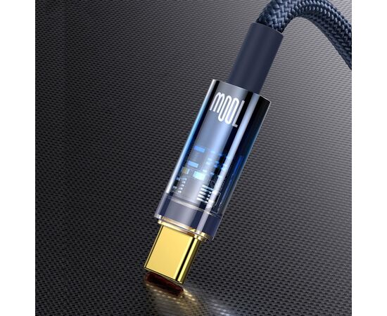 Дата кабель USB 2.0 AM to Type-C 2.0m 5A Blue Baseus (CATS000303), изображение 9 Дата кабель USB 2.0 AM to Type-C 2.0m 5A Blue Baseus (CATS000303), изображение 9