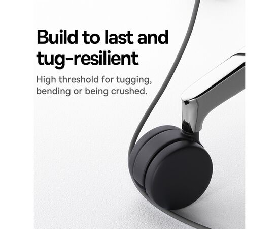 Дата кабель USB-C to Lightning 1.2m 20W Black Baseus (CAGD020001), изображение 6 Дата кабель USB-C to Lightning 1.2m 20W Black Baseus (CAGD020001), изображение 6