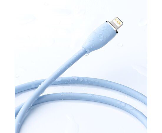 Дата кабель USB-C to Lightning 1.2m 20W Blue Baseus (CAGD020003), изображение 4 Дата кабель USB-C to Lightning 1.2m 20W Blue Baseus (CAGD020003), изображение 4