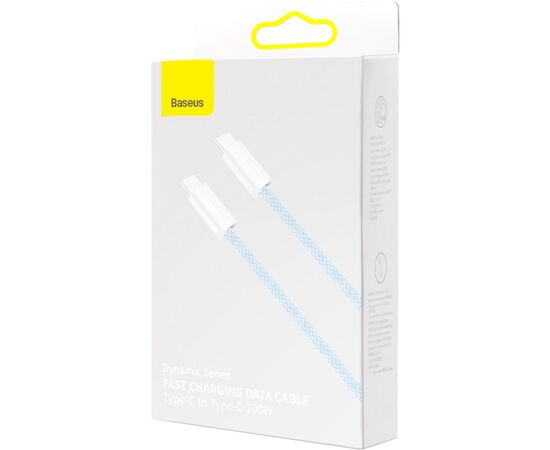 Дата кабель USB-C to USB-C 1.0m 5A Blue Baseus (CALD000203), изображение 5 Дата кабель USB-C to USB-C 1.0m 5A Blue Baseus (CALD000203), изображение 5