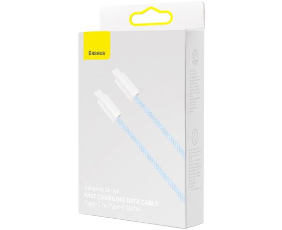 Дата кабель USB-C to USB-C 2.0m 5A Blue Baseus (CALD000303), изображение 7 Дата кабель USB-C to USB-C 2.0m 5A Blue Baseus (CALD000303), изображение 7