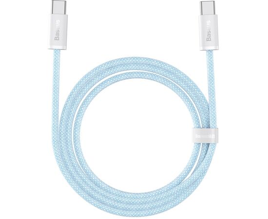 Дата кабель USB-C to USB-C 2.0m 5A Blue Baseus (CALD000303)