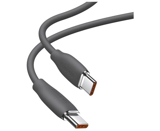 Дата кабель USB-C to USB-C 1.2m 5A Black Baseus (CAGD030001), изображение 2 Дата кабель USB-C to USB-C 1.2m 5A Black Baseus (CAGD030001), изображение 2