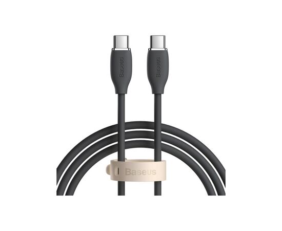 Дата кабель USB-C to USB-C 1.2m 5A Black Baseus (CAGD030001)