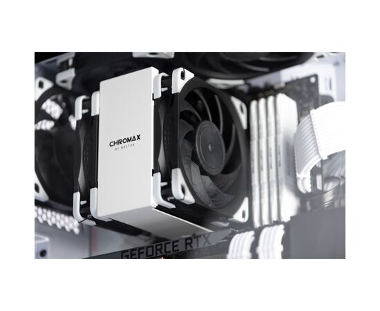 Кулер для корпуса Noctua NF-A12x25 PWM CHROMAX. BLACK. SWAP, изображение 5 Кулер для корпуса Noctua NF-A12x25 PWM CHROMAX. BLACK. SWAP, изображение 5
