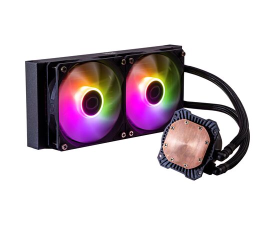 Система водяного охлаждения CoolerMaster MasterLiquid 240L Core ARGB (MLW-D24M-A18PZ-R1), изображение 3 Система водяного охлаждения CoolerMaster MasterLiquid 240L Core ARGB (MLW-D24M-A18PZ-R1), изображение 3