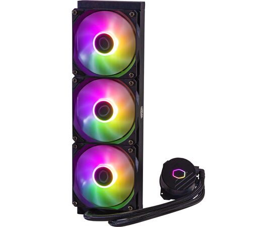 Система водяного охлаждения CoolerMaster MasterLiquid 360L Core ARGB (MLW-D36M-A18PZ-R1), изображение 4 Система водяного охлаждения CoolerMaster MasterLiquid 360L Core ARGB (MLW-D36M-A18PZ-R1), изображение 4