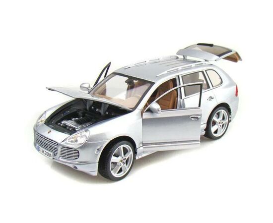 Машина Maisto Porsche Cayenne Exclusive Turbo (1:18) серебристы (31113 silver), изображение 4 Машина Maisto Porsche Cayenne Exclusive Turbo (1:18) серебристы (31113 silver), изображение 4