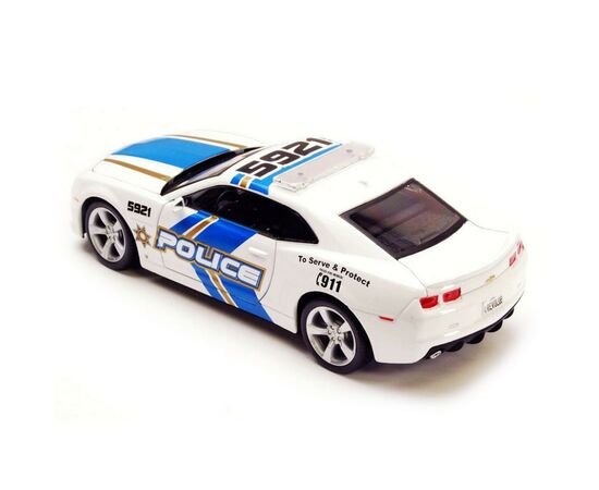 Машина Maisto Chevrolet Camaro SS RS Police 2010 (1:24) білый (31208 white), зображення 2