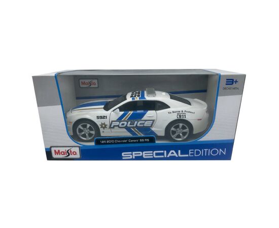 Машина Maisto Chevrolet Camaro SS RS Police 2010 (1:24) білый (31208 white), зображення 5