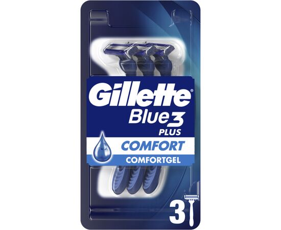 Бритва Gillette Blue 3 Comfort 3 шт. (7702018489695/7702018489619)