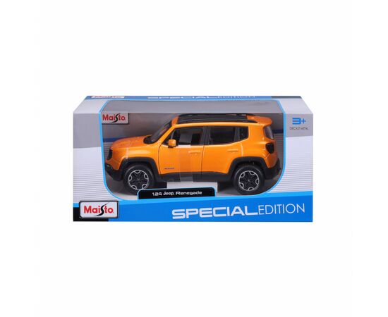 Машина Maisto Jeep Renegade помаранчевий металік 124 (31282 orange), зображення 5 Машина Maisto Jeep Renegade помаранчевий металік 124 (31282 orange), зображення 5