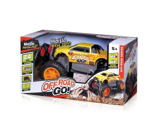 Радиоуправляемая игрушка Maisto Tech Off Road Go желтый (82759 yellow), зображення 2 Радиоуправляемая игрушка Maisto Tech Off Road Go желтый (82759 yellow), зображення 2