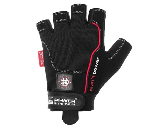 Перчатки для фитнеса Power System Mans Power PS-2580 Black XL (PS-2580_XL_Black), изображение 3 Перчатки для фитнеса Power System Mans Power PS-2580 Black XL (PS-2580_XL_Black), изображение 3