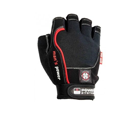 Перчатки для фитнеса Power System Mans Power PS-2580 Black XL (PS-2580_XL_Black), изображение 5 Перчатки для фитнеса Power System Mans Power PS-2580 Black XL (PS-2580_XL_Black), изображение 5