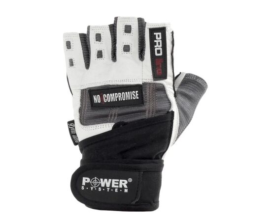 Перчатки для фитнеса Power System No Compromise PS-2700 Grey/White L (PS-2700_L_Grey-White), изображение 2 Перчатки для фитнеса Power System No Compromise PS-2700 Grey/White L (PS-2700_L_Grey-White), изображение 2