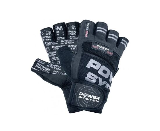 Рукавички для фітнесу Power System Power Grip PS-2800 Black L (PS-2800_L_Black)