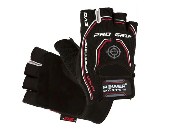 Перчатки для фитнеса Power System Pro Grip EVO PS-2250E Black L (PS_2250E_L_Black), изображение 2 Перчатки для фитнеса Power System Pro Grip EVO PS-2250E Black L (PS_2250E_L_Black), изображение 2
