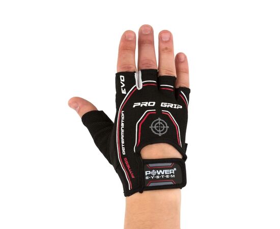 Перчатки для фитнеса Power System Pro Grip EVO PS-2250E Black L (PS_2250E_L_Black), изображение 4 Перчатки для фитнеса Power System Pro Grip EVO PS-2250E Black L (PS_2250E_L_Black), изображение 4