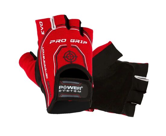 Перчатки для фитнеса Power System Pro Grip EVO PS-2250E Red L (PS_2250E_L_Red), изображение 2 Перчатки для фитнеса Power System Pro Grip EVO PS-2250E Red L (PS_2250E_L_Red), изображение 2