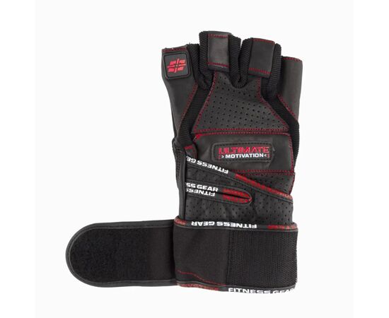 Перчатки для фитнеса Power System Ultimate Motivation PS-2810 Black Red Line XL (PS_2810_XL_Black/Red), изображение 3 Перчатки для фитнеса Power System Ultimate Motivation PS-2810 Black Red Line XL (PS_2810_XL_Black/Red), изображение 3