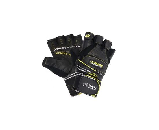 Перчатки для фитнеса Power System Ultimate Motivation PS-2810 Black Yellow Line XL (PS_2810_XL_Black/Yellow)