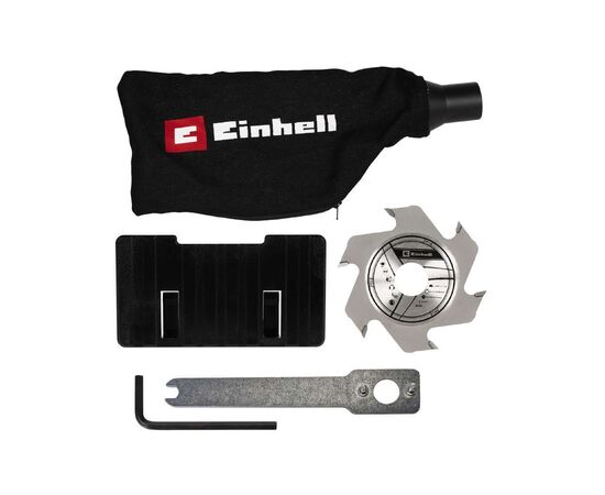 Фрезер Einhell ламельный TE-BJ 18 Li - Solo PXC, 18В, 20 мм, диск 100х22х3.8 мм (без АКБ и ЗУ) (4350630), изображение 4 Фрезер Einhell ламельный TE-BJ 18 Li - Solo PXC, 18В, 20 мм, диск 100х22х3.8 мм (без АКБ и ЗУ) (4350630), изображение 4