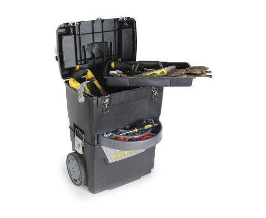 Ящик для инструментов Stanley Mobile Work Center 2 in 1 с колесами (47x30x63) (1-93-968), изображение 3 Ящик для инструментов Stanley Mobile Work Center 2 in 1 с колесами (47x30x63) (1-93-968), изображение 3